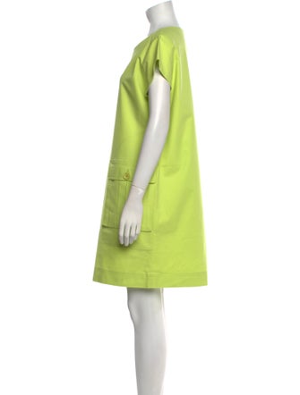 Moschino Couture Bateau Neckline Mini Dress