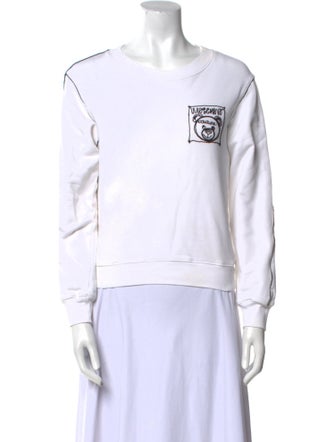 Moschino Couture Graphic Print Crew Neck Sweatshirt