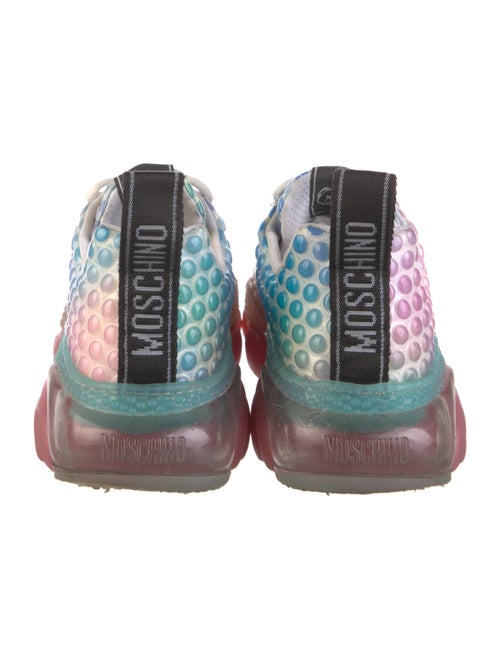 Moschino Couture Rubber Colorblock Pattern Sneakers