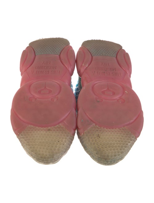 Moschino Couture Rubber Colorblock Pattern Sneakers