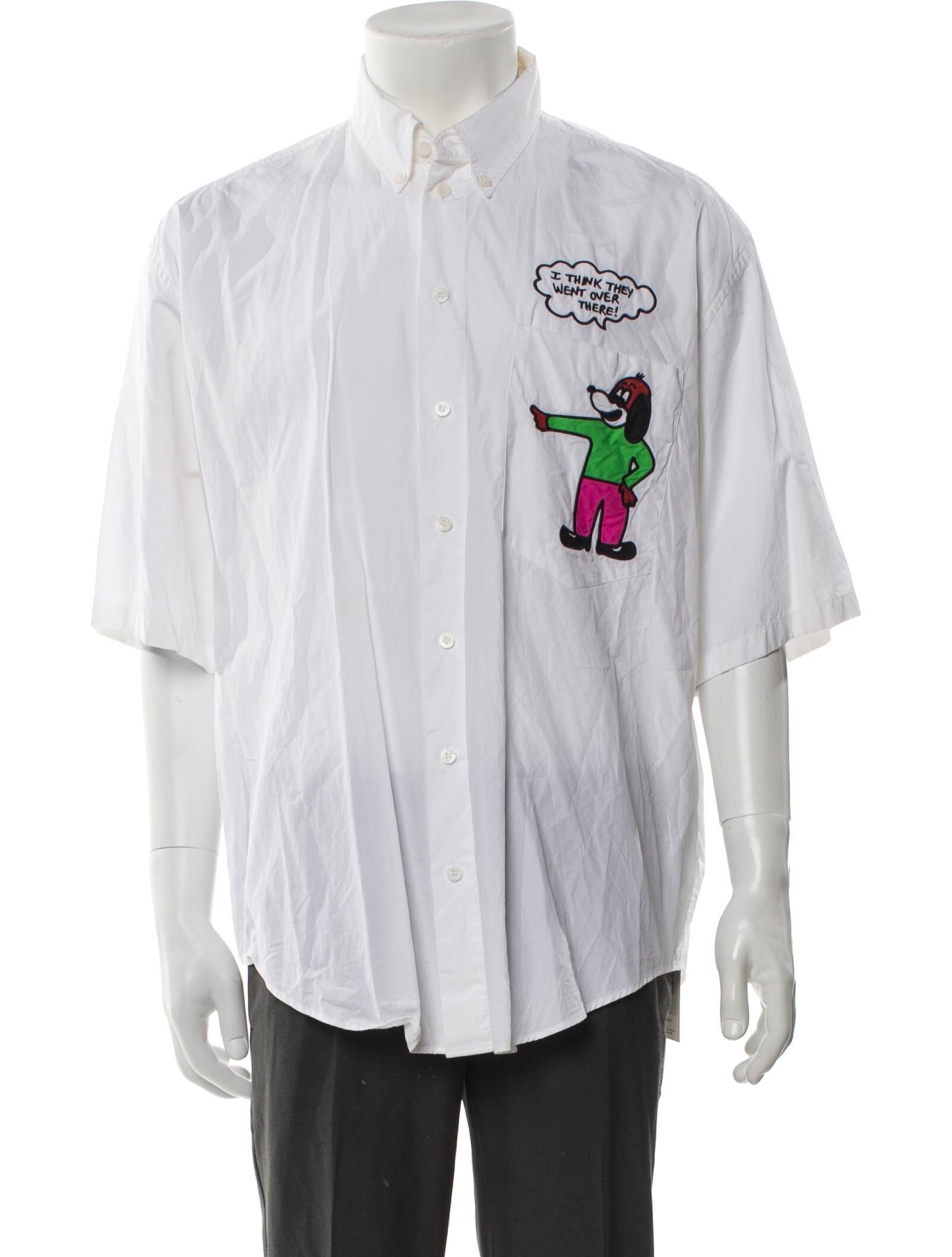 Moschino Couture Graphic Print Short Sleeve Shirt