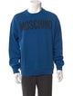 Moschino Couture Graphic Print Crew Neck Pullover