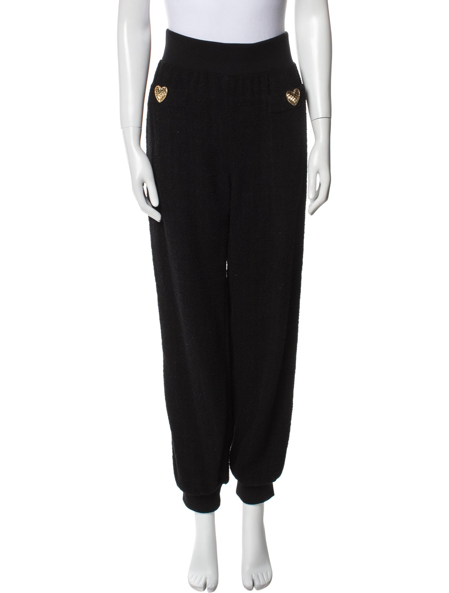 Moschino Couture Wool Straight Leg Pants