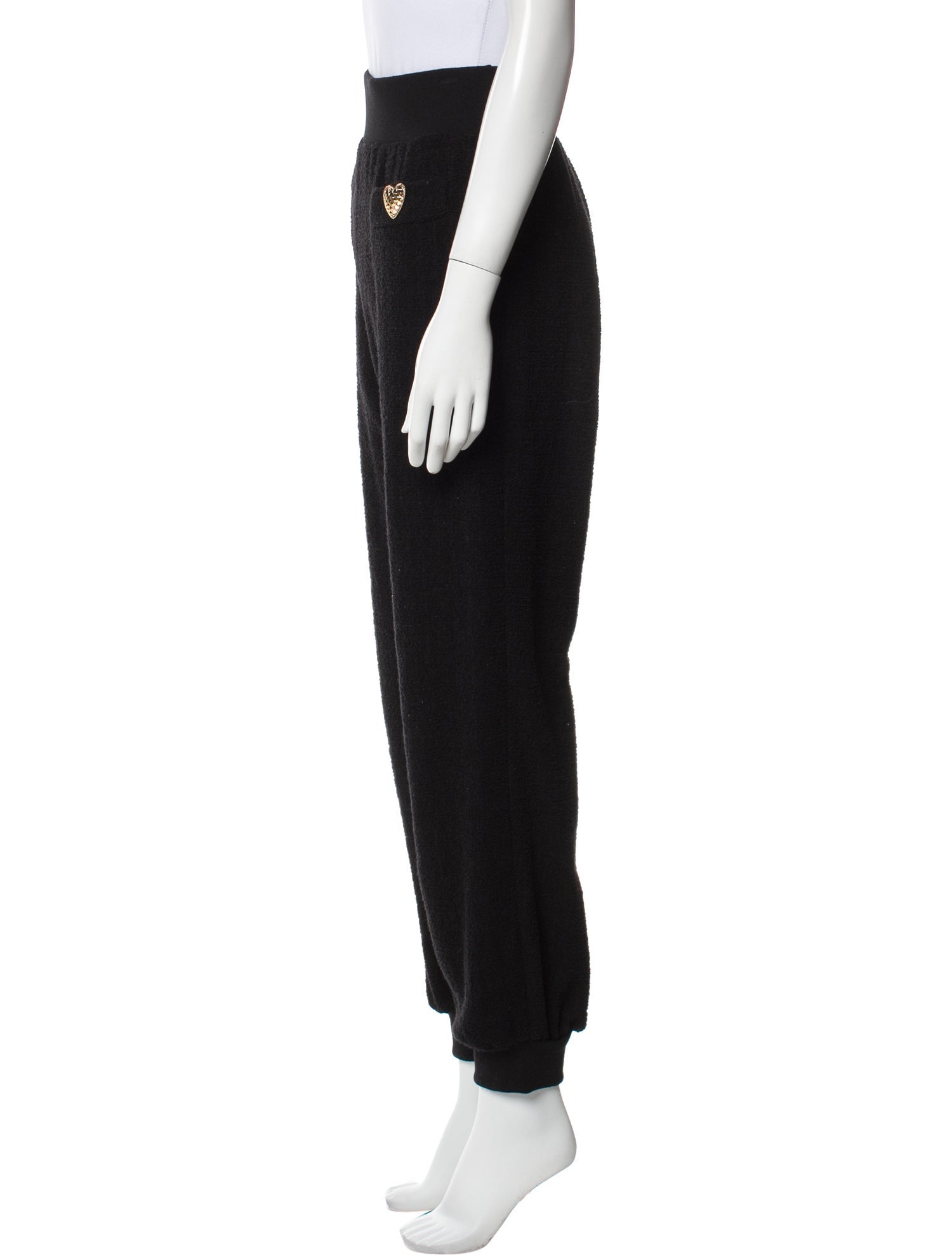 Moschino Couture Wool Straight Leg Pants