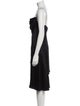 Moschino Couture Cowl Neck Midi Length Dress