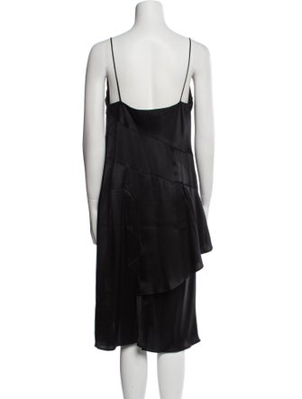 Moschino Couture Cowl Neck Midi Length Dress