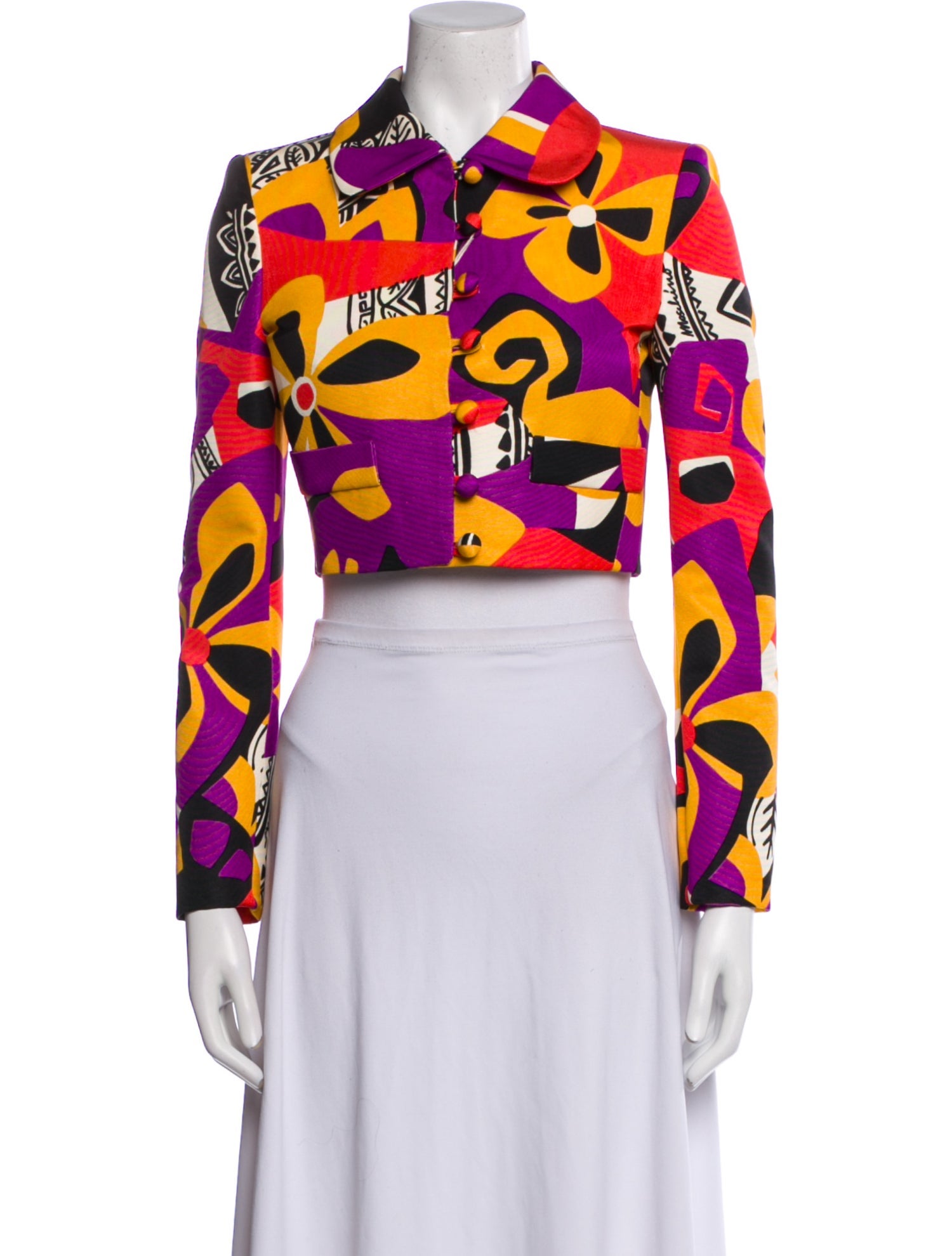 Moschino Couture Printed Evening Jacket w/ Tags