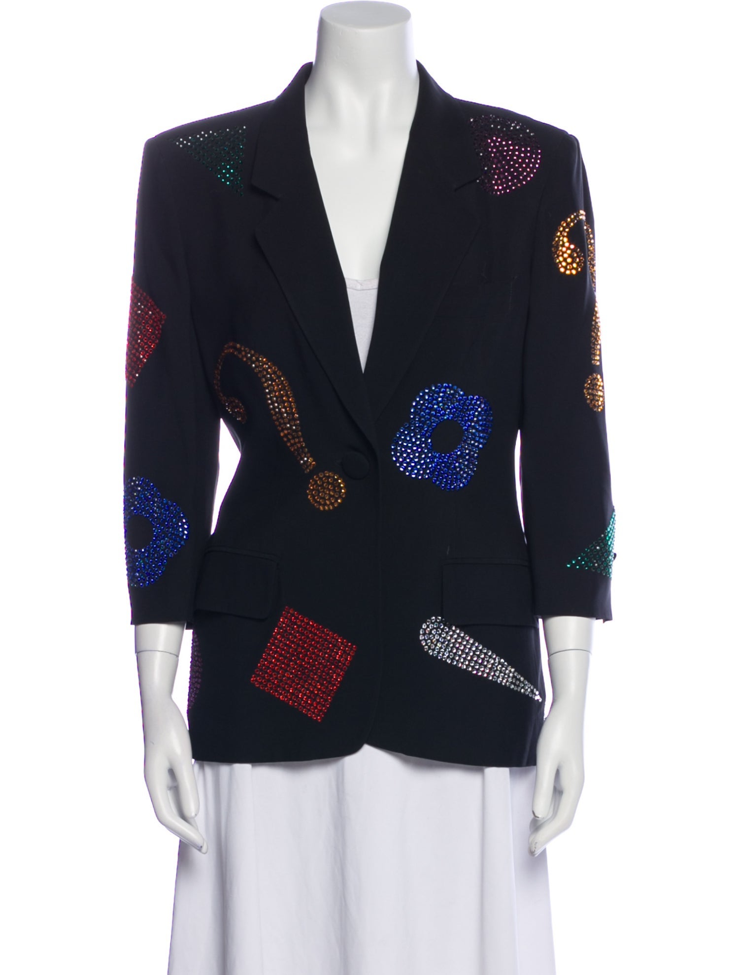 Moschino Couture Floral Print Blazer