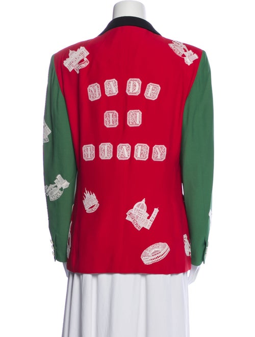 Moschino Couture Printed Blazer