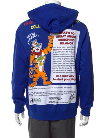 Moschino Couture Graphic Print Crew Neck Hoodie