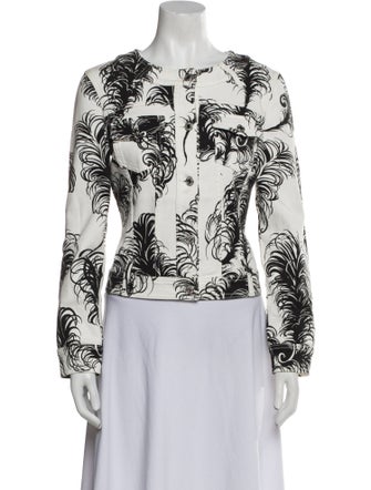 Moschino Couture Printed Evening Jacket