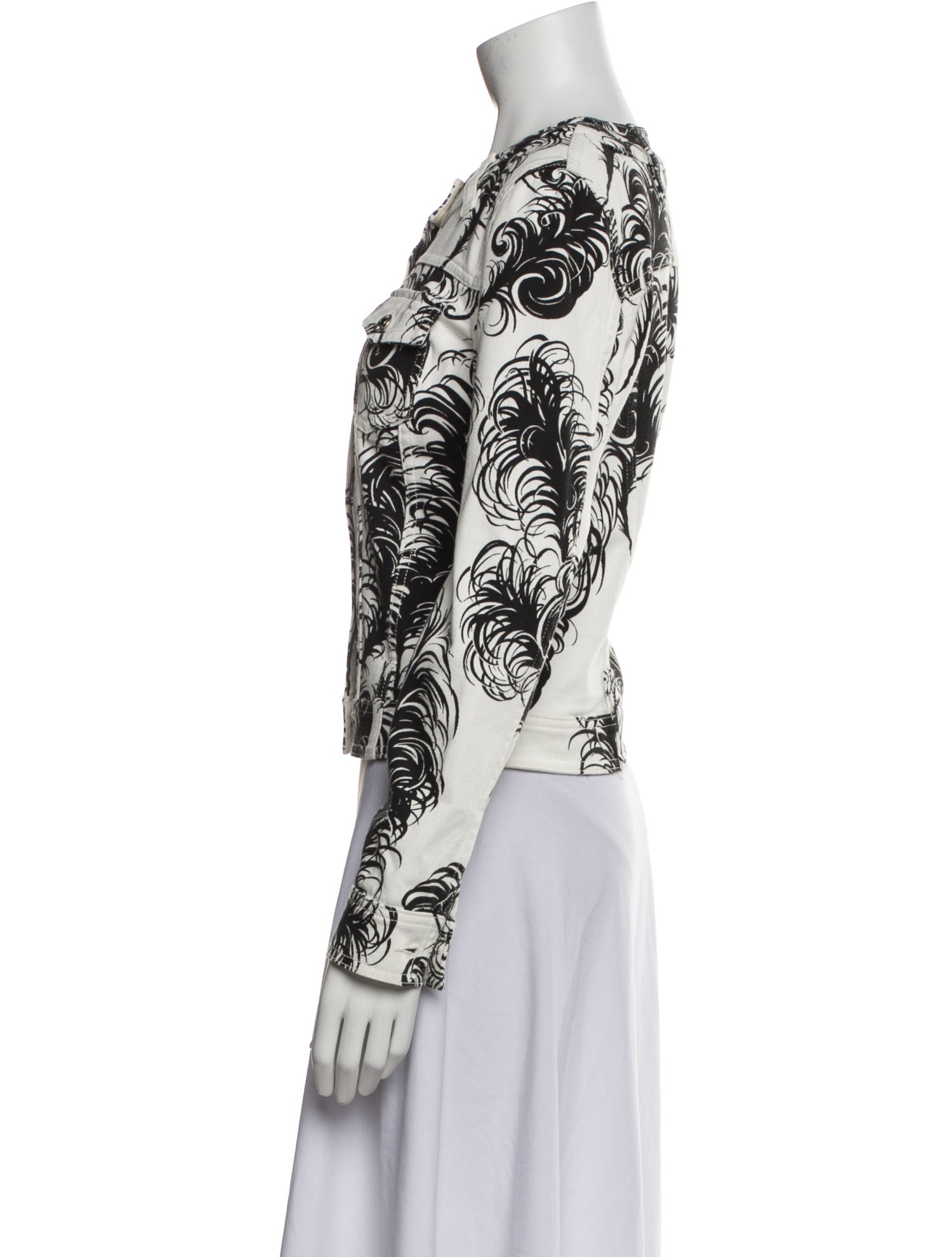 Moschino Couture Printed Evening Jacket
