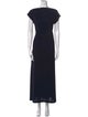 Moschino Couture Bateau Neckline Long Dress