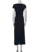 Moschino Couture Bateau Neckline Long Dress