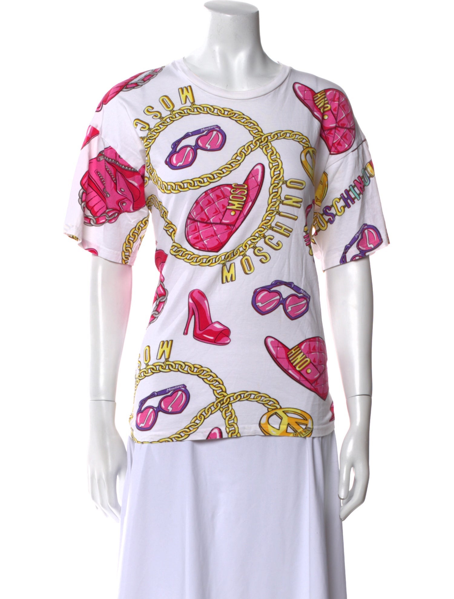 Moschino Couture Printed Crew Neck T-Shirt