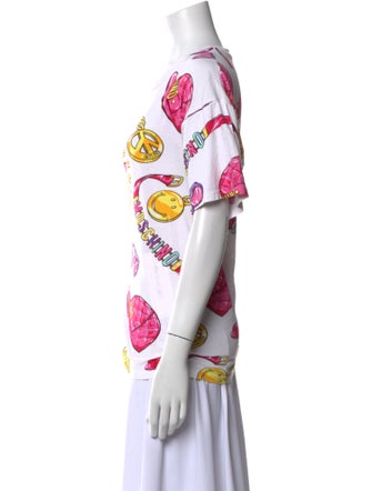 Moschino Couture Printed Crew Neck T-Shirt