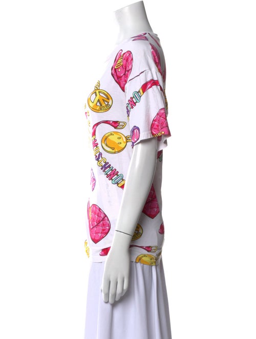 Moschino Couture Printed Crew Neck T-Shirt