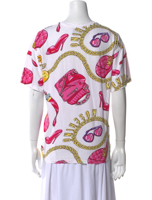 Moschino Couture Printed Crew Neck T-Shirt