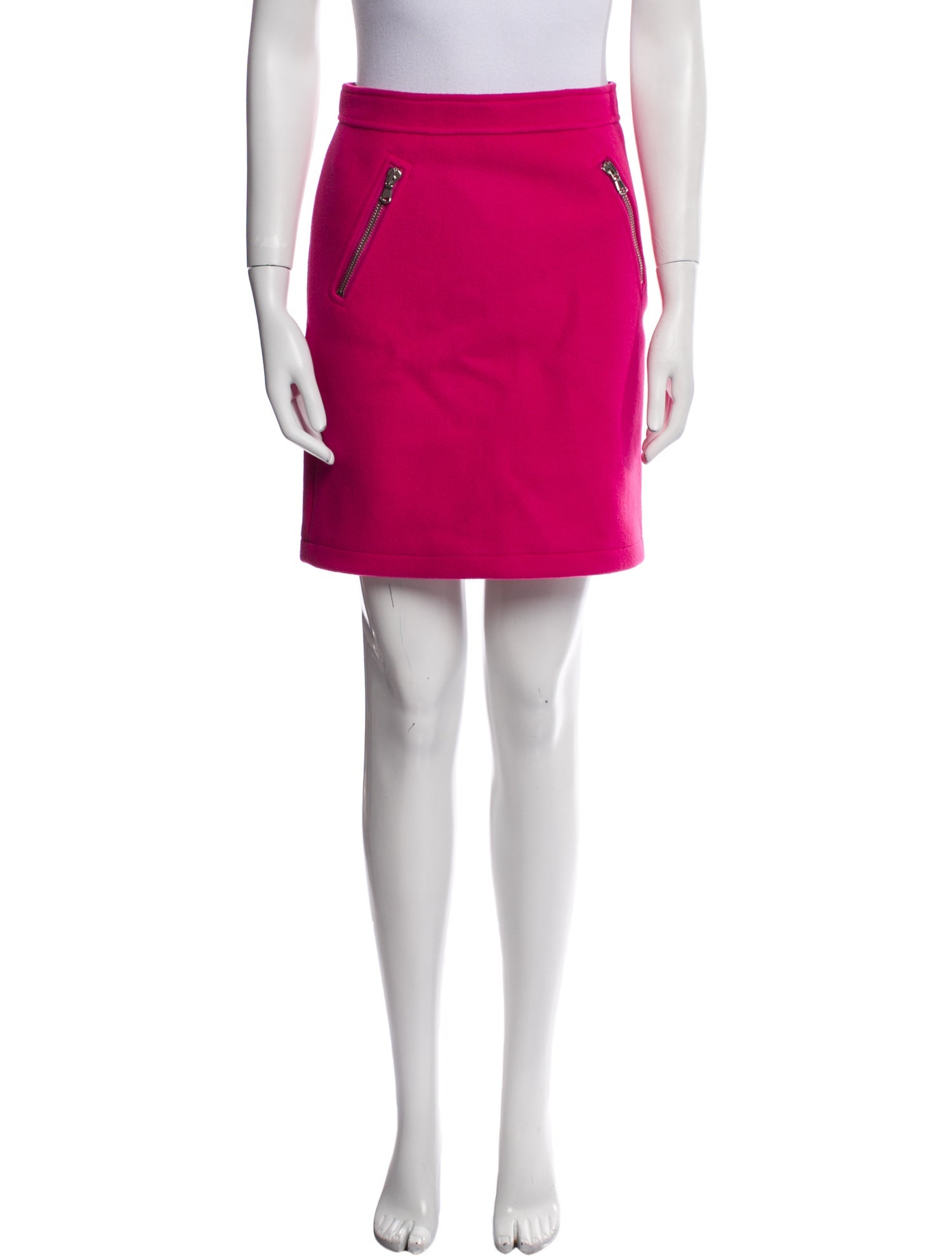 Moschino Couture Virgin Wool Mini Skirt