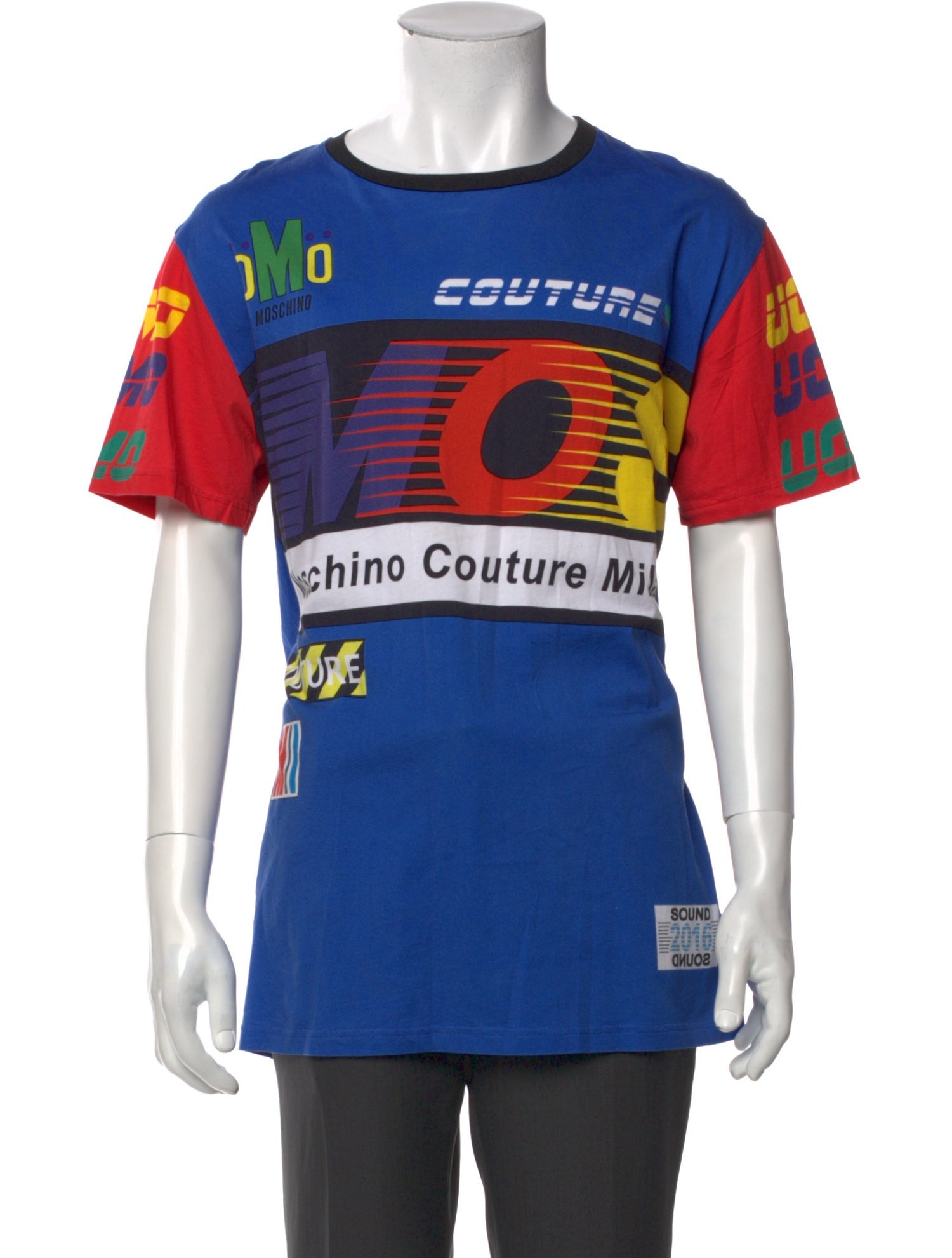 Moschino Couture Graphic Print Crew Neck T-Shirt