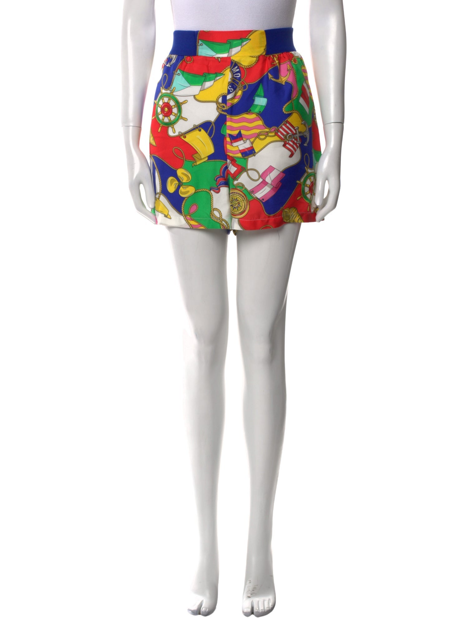 Moschino Couture Silk Mini Shorts
