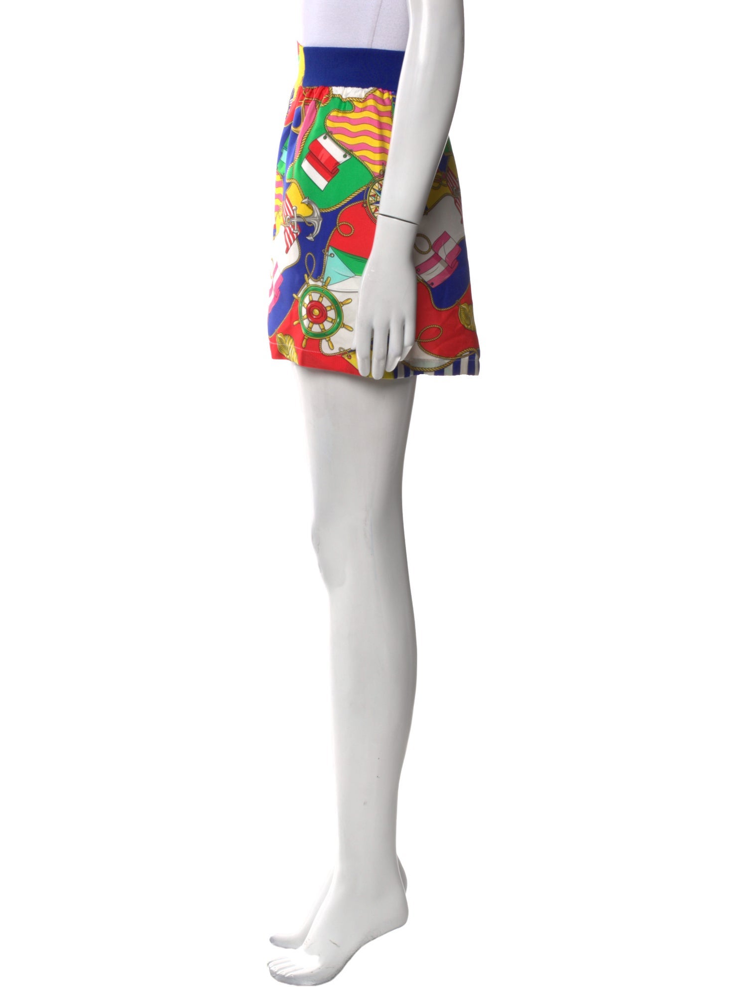 Moschino Couture Silk Mini Shorts