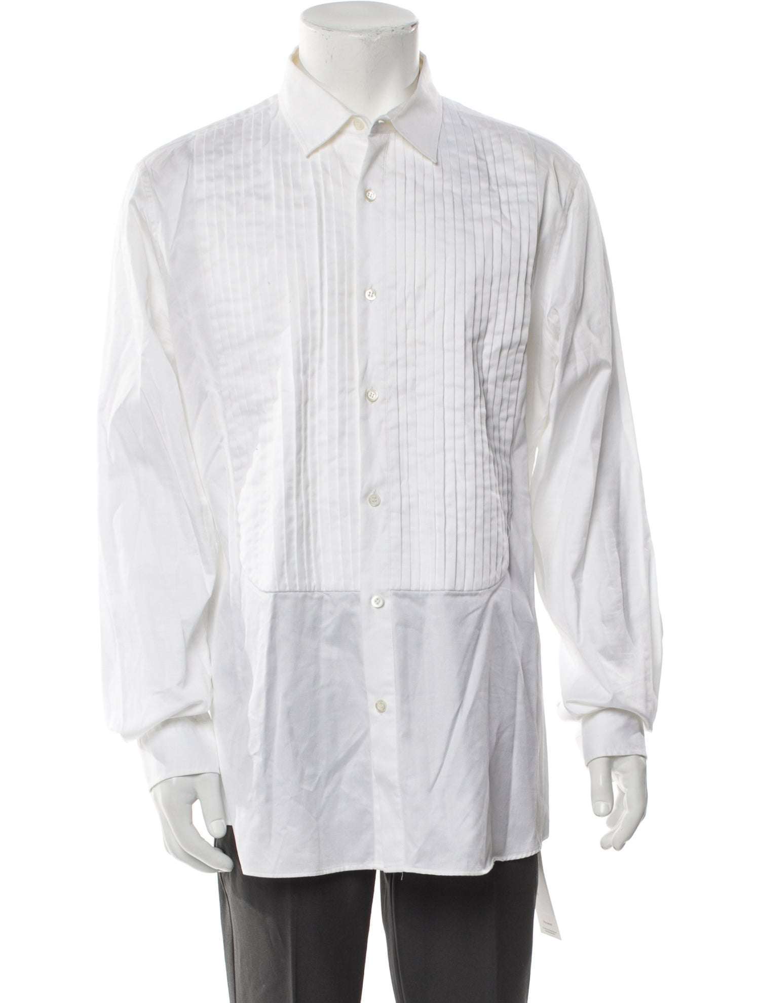 Moschino Couture Long Sleeve Tuxedo Shirt