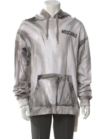 Moschino Couture Printed Crew Neck Hoodie