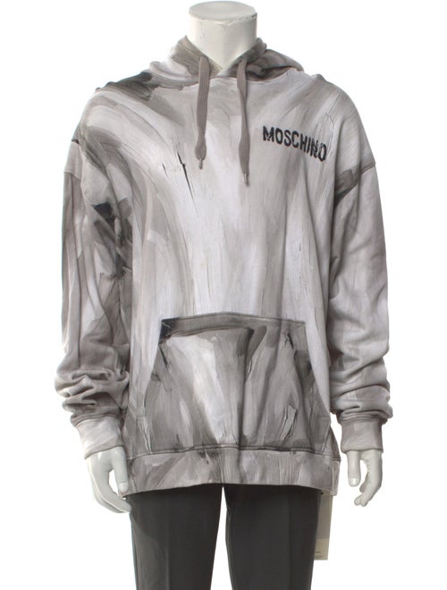 Moschino Couture Printed Crew Neck Hoodie