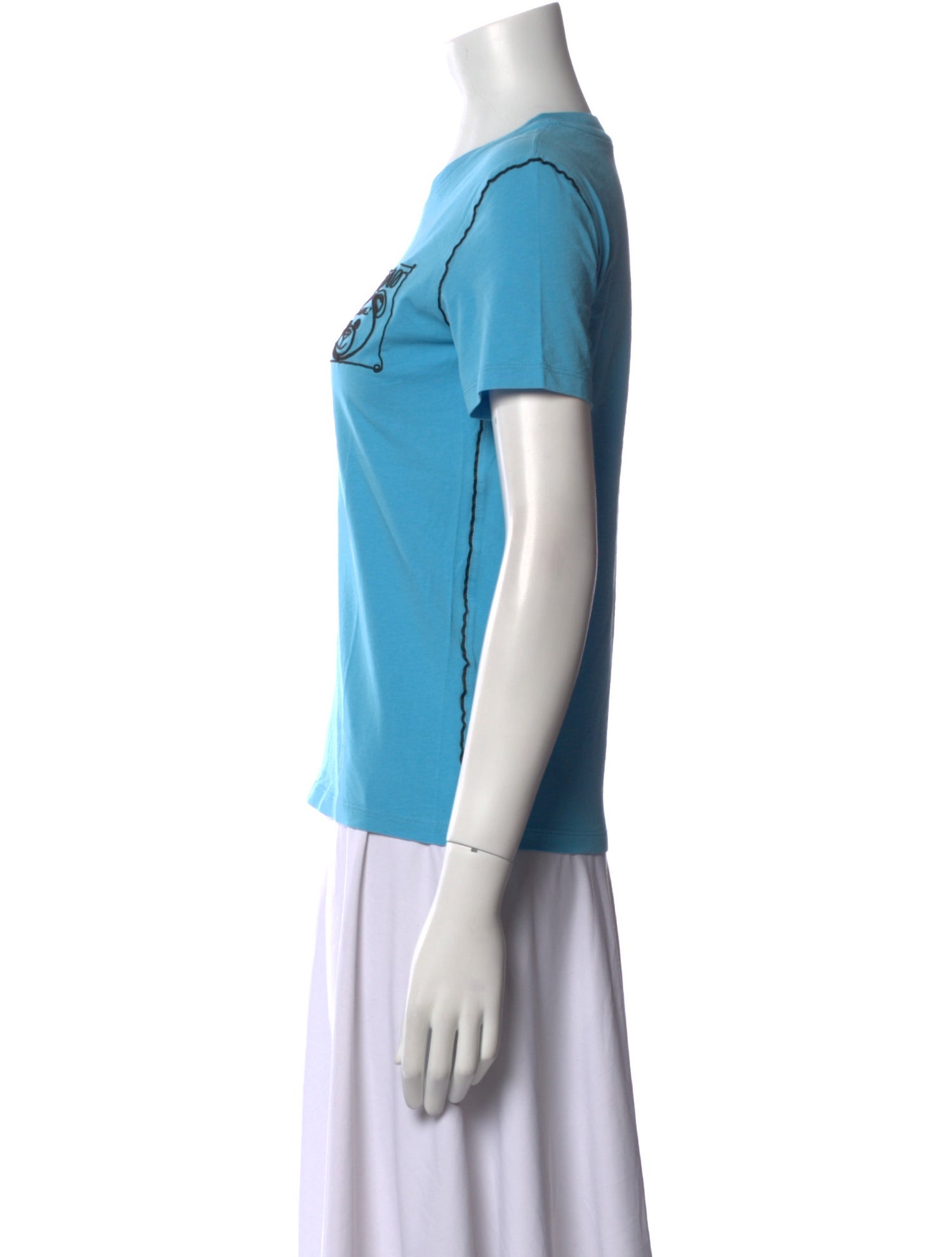 Moschino Couture Graphic Print Crew Neck T-Shirt