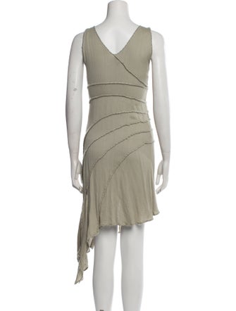 Moschino Couture V-Neck Midi Length Dress