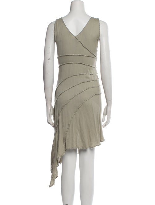 Moschino Couture V-Neck Midi Length Dress