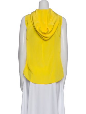 Moschino Couture Silk Tie Neck Blouse