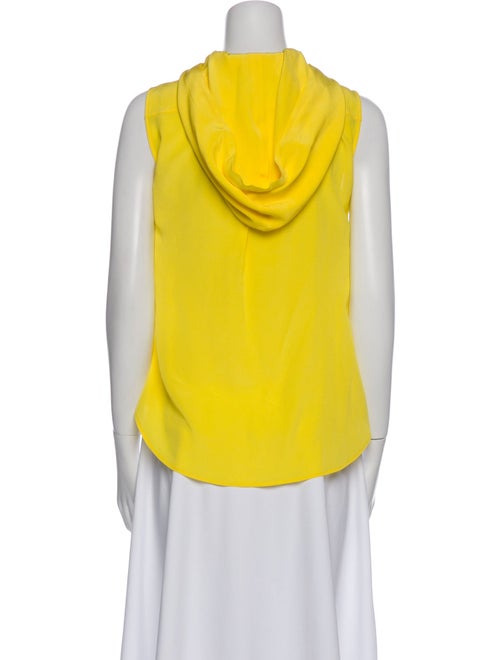 Moschino Couture Silk Tie Neck Blouse