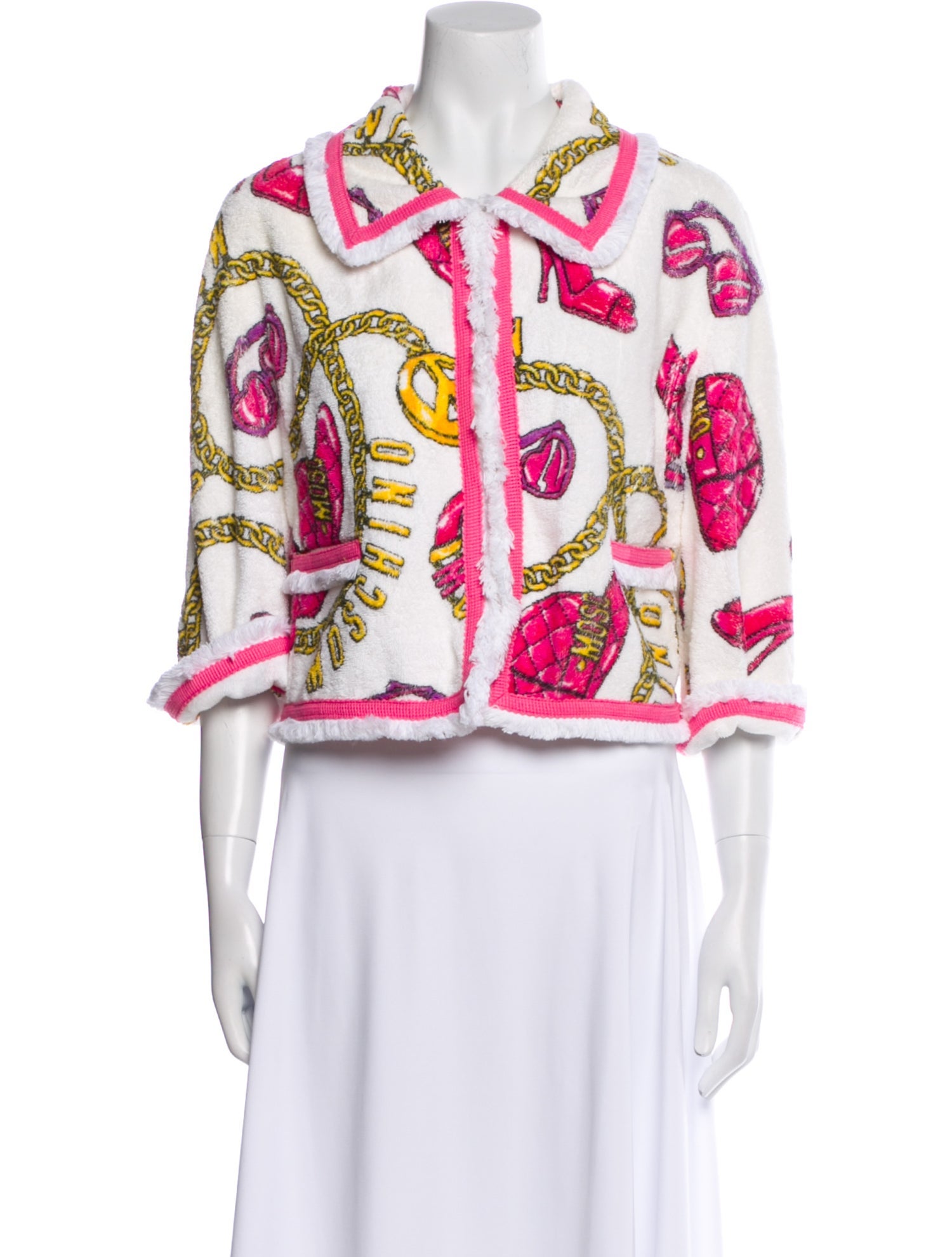 Moschino Couture Printed Evening Jacket