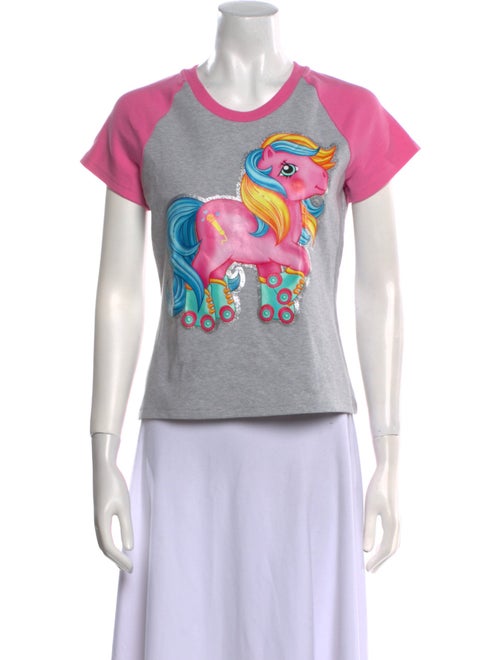 Moschino Couture Graphic Print Crew Neck T-Shirt