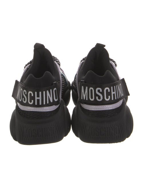 Moschino Couture Mesh Printed Sock Sneakers