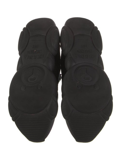 Moschino Couture Mesh Printed Sock Sneakers