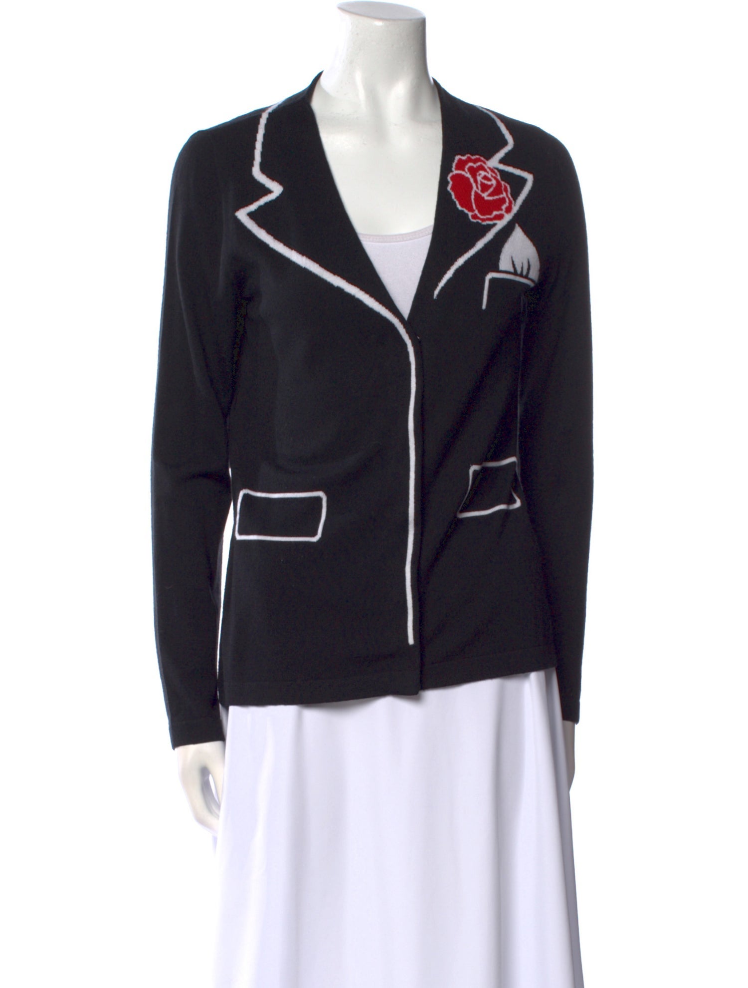 Moschino Couture Virgin Wool Striped Sweater