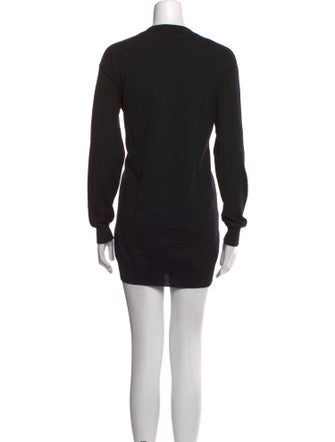 Moschino Couture Virgin Wool Mini Dress