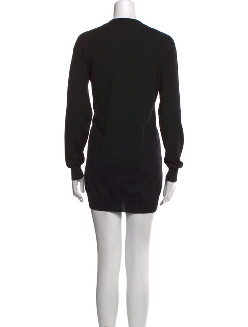 Moschino Couture Virgin Wool Mini Dress