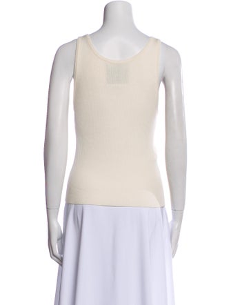 Moschino Couture Virgin Wool Scoop Neck Top