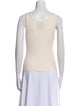 Moschino Couture Virgin Wool Scoop Neck Top