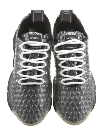 Moschino Couture PVC Athletic Sneakers