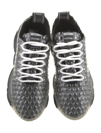 Moschino Couture PVC Athletic Sneakers