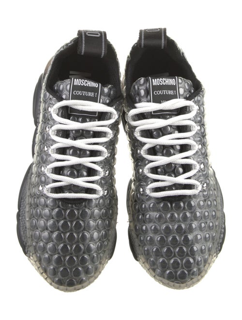 Moschino Couture PVC Athletic Sneakers