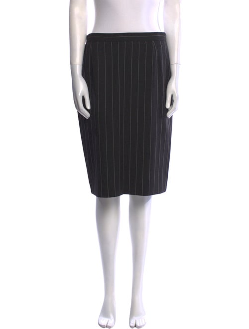Moschino Couture Striped Knee-Length Skirt