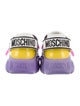 Moschino Couture Leather Colorblock Pattern Sneakers