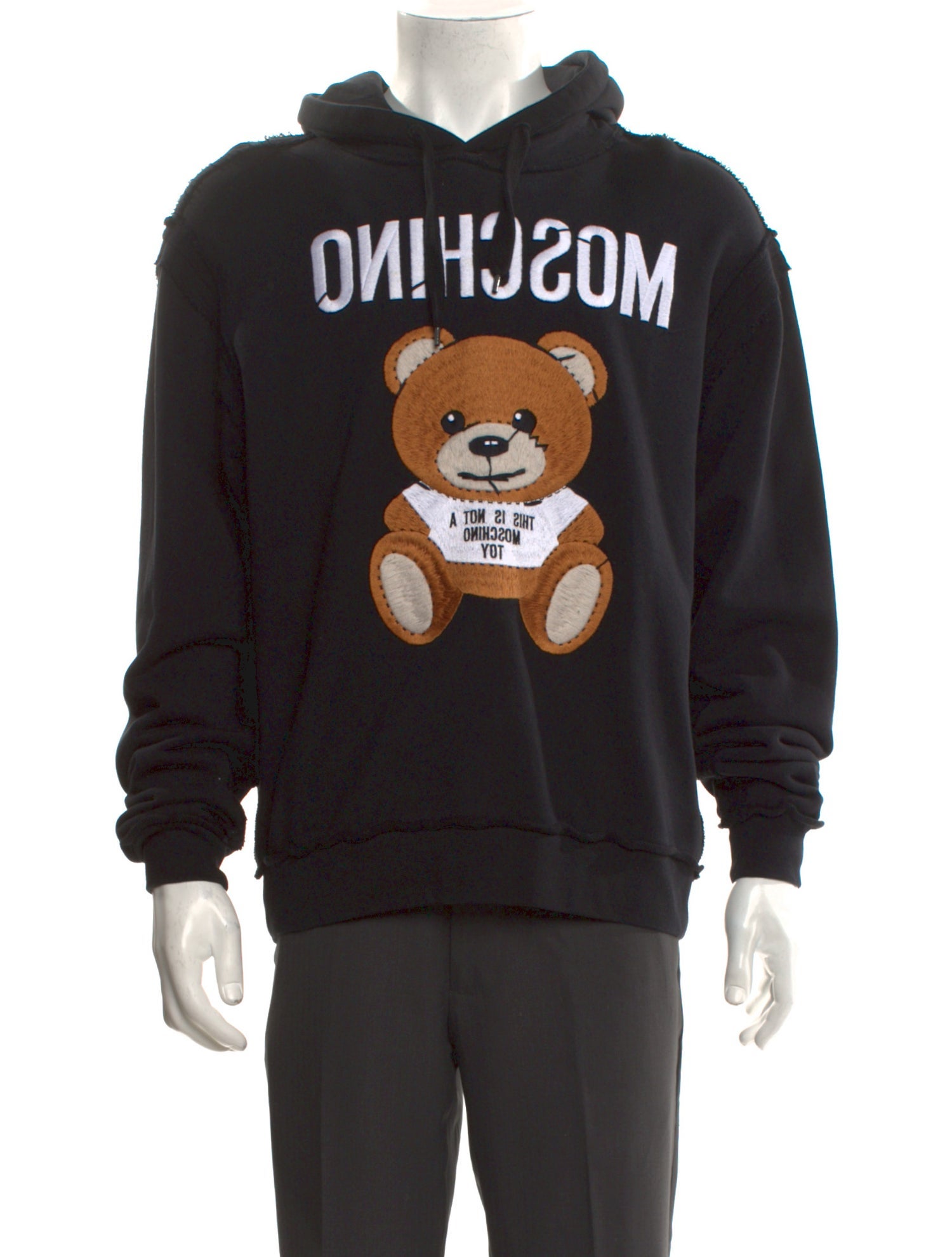 Moschino Couture Graphic Print Crew Neck Hoodie