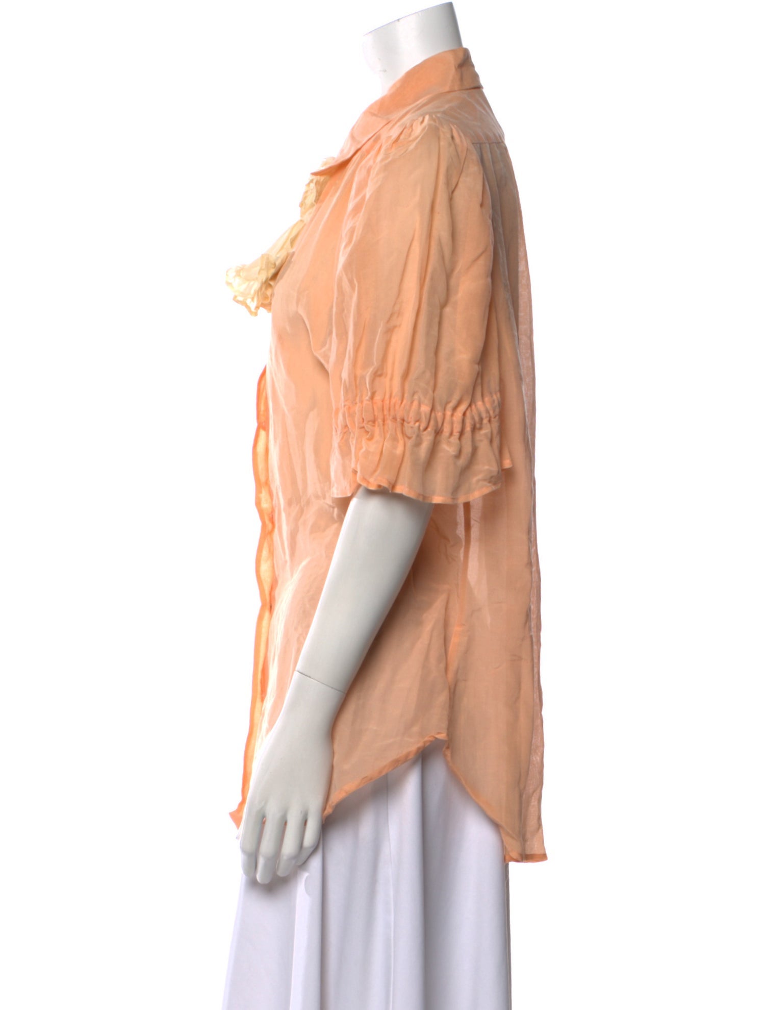 Moschino Couture Short Sleeve Button-Up Top